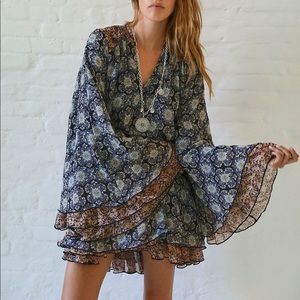 🧿HP🧿NWT Free People Gabi Floral Boho Tunic